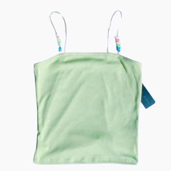 NWT Candy Hearts Spaghetti Strap Top: A Sweet & Stylish Choice for Juniors Large - Picture 1 of 6